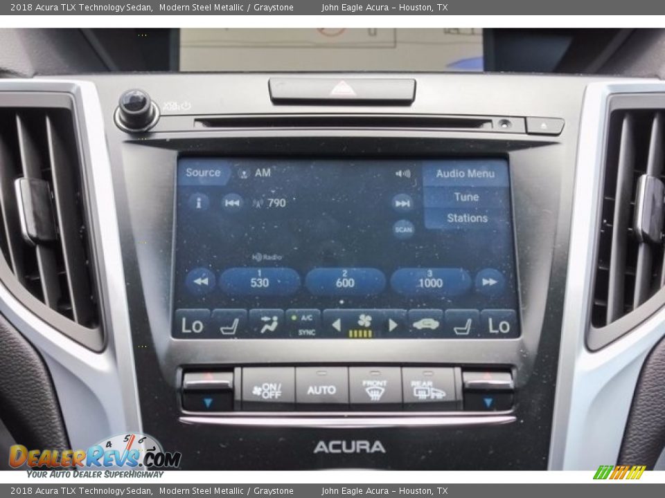 2018 Acura TLX Technology Sedan Modern Steel Metallic / Graystone Photo #28