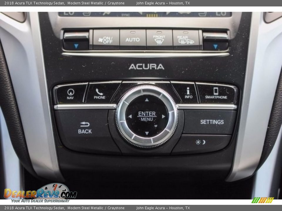2018 Acura TLX Technology Sedan Modern Steel Metallic / Graystone Photo #29