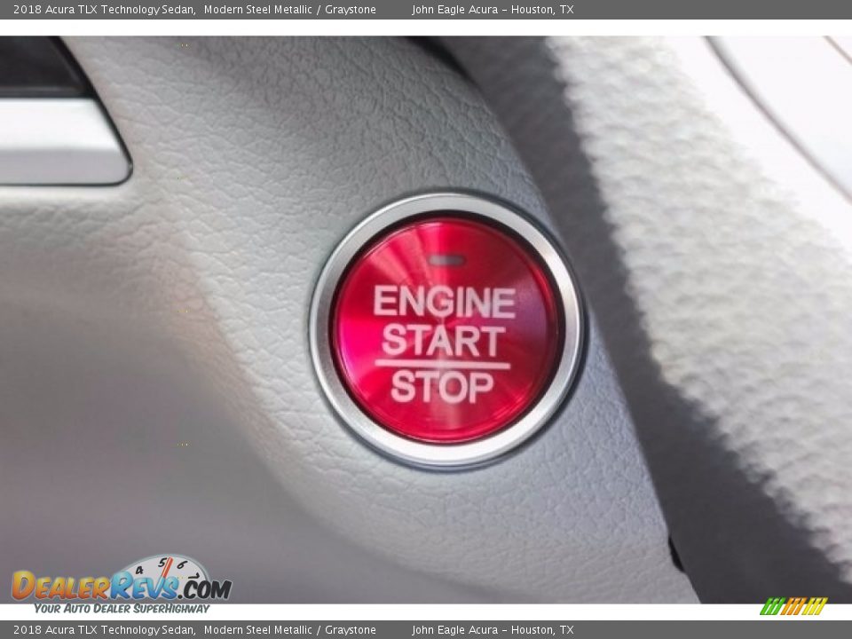 2018 Acura TLX Technology Sedan Modern Steel Metallic / Graystone Photo #33