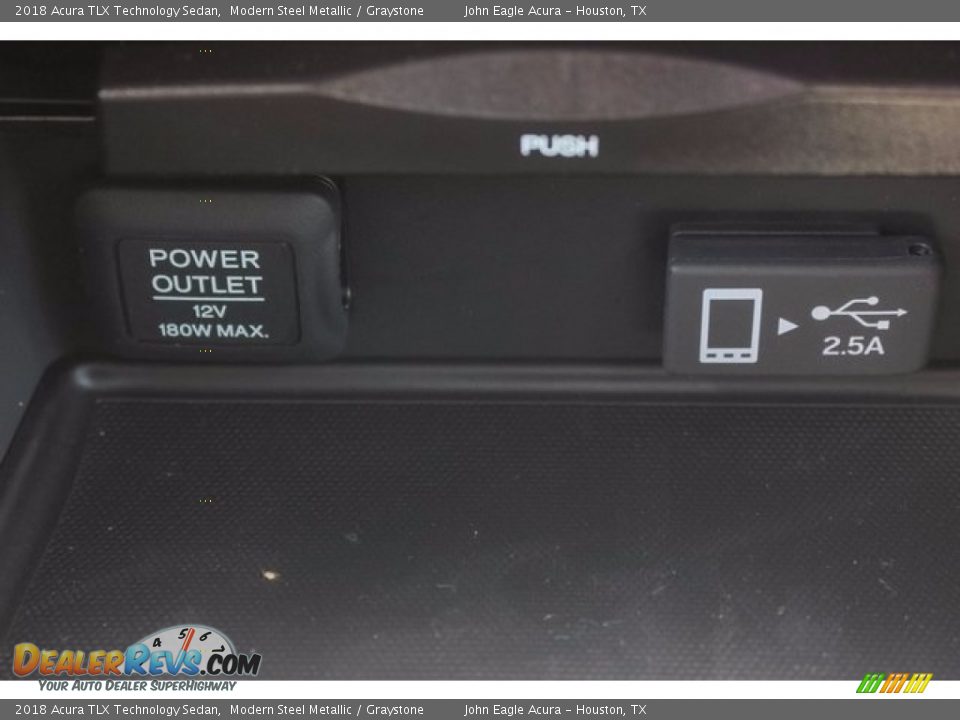 2018 Acura TLX Technology Sedan Modern Steel Metallic / Graystone Photo #34