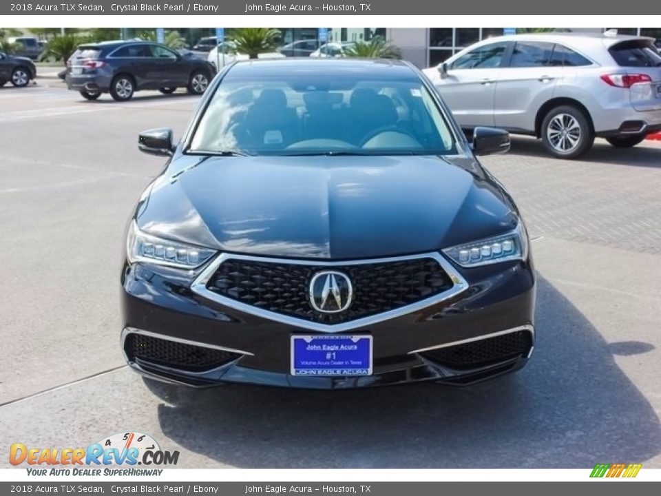2018 Acura TLX Sedan Crystal Black Pearl / Ebony Photo #2