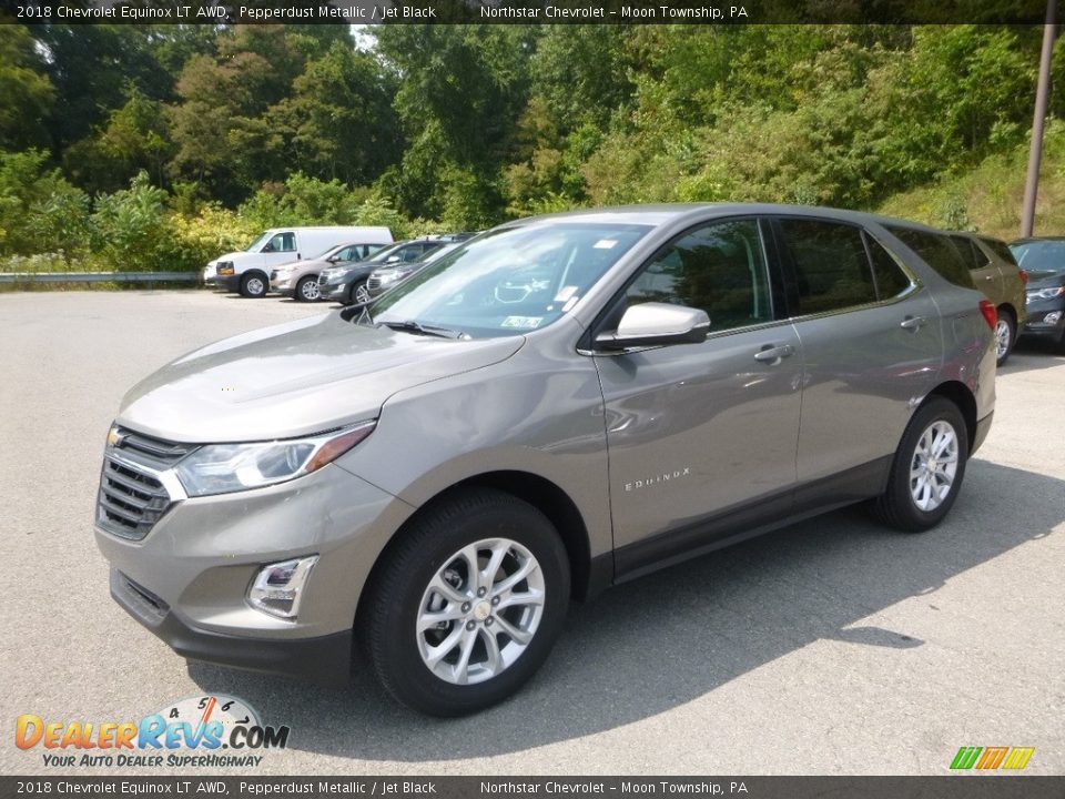 2018 Chevrolet Equinox LT AWD Pepperdust Metallic / Jet Black Photo #1