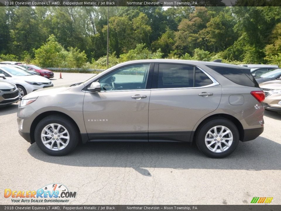2018 Chevrolet Equinox LT AWD Pepperdust Metallic / Jet Black Photo #2