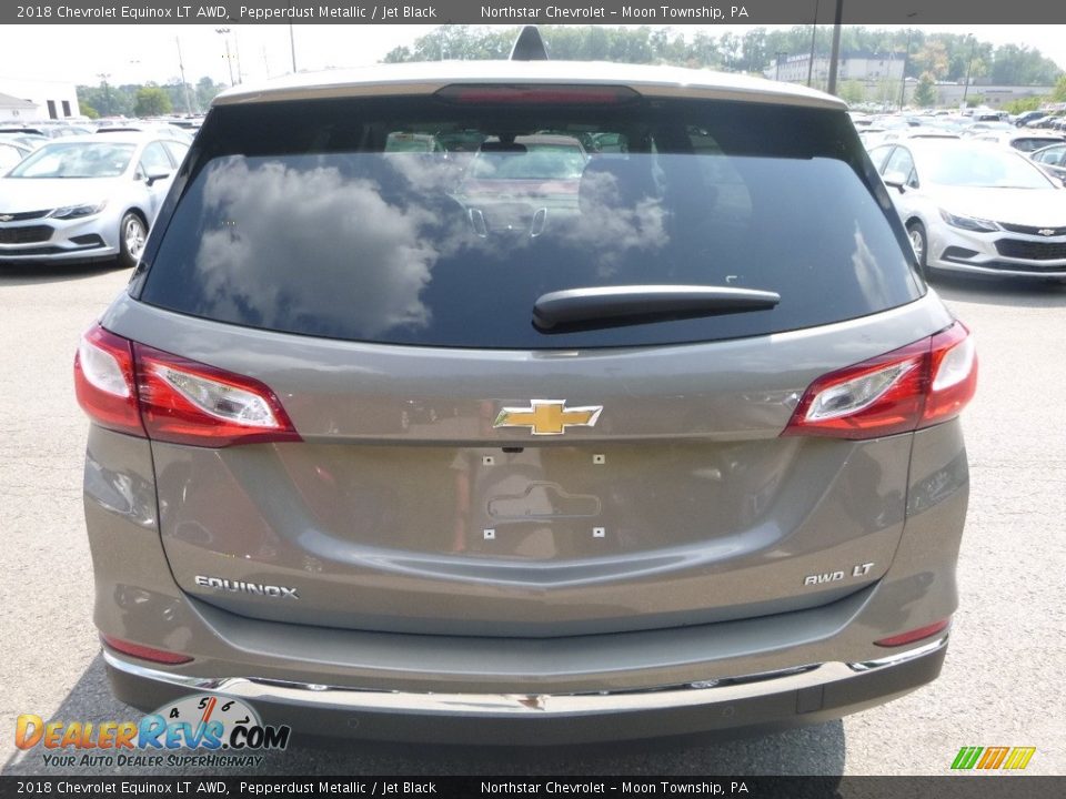 2018 Chevrolet Equinox LT AWD Pepperdust Metallic / Jet Black Photo #4
