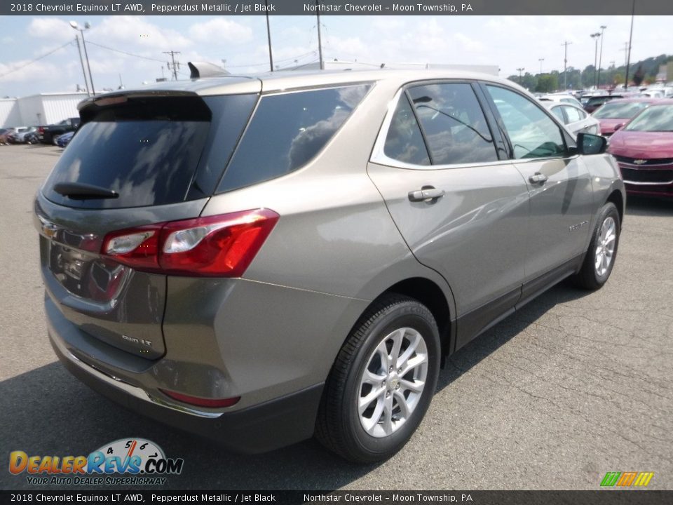 2018 Chevrolet Equinox LT AWD Pepperdust Metallic / Jet Black Photo #5
