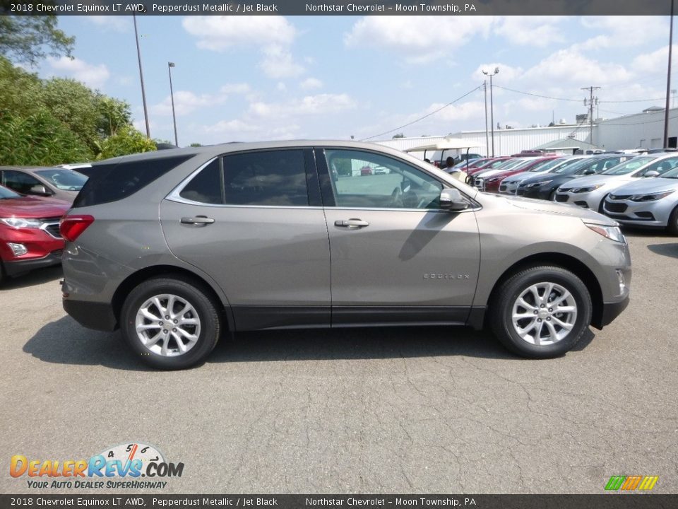 2018 Chevrolet Equinox LT AWD Pepperdust Metallic / Jet Black Photo #6