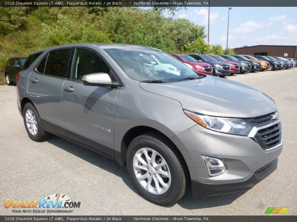2018 Chevrolet Equinox LT AWD Pepperdust Metallic / Jet Black Photo #7