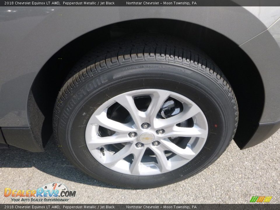 2018 Chevrolet Equinox LT AWD Pepperdust Metallic / Jet Black Photo #9