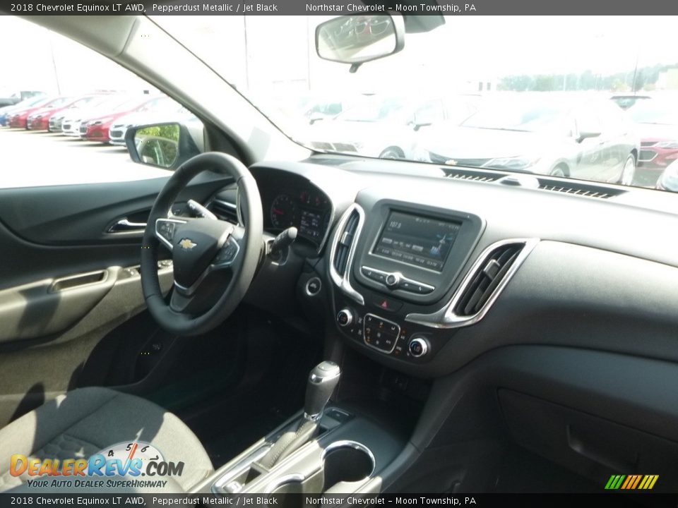 2018 Chevrolet Equinox LT AWD Pepperdust Metallic / Jet Black Photo #11