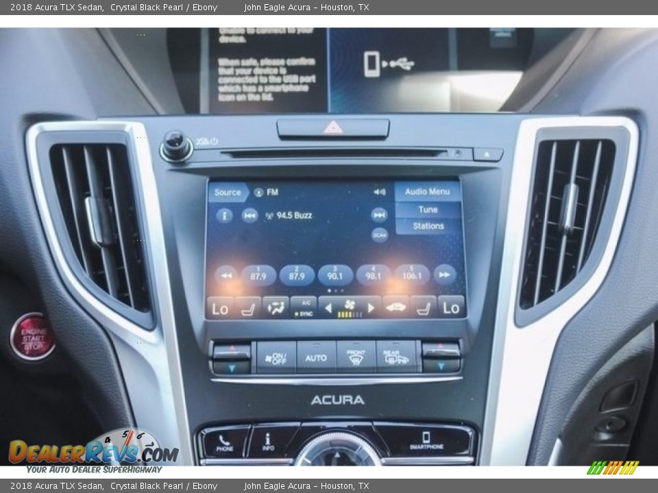 2018 Acura TLX Sedan Crystal Black Pearl / Ebony Photo #30