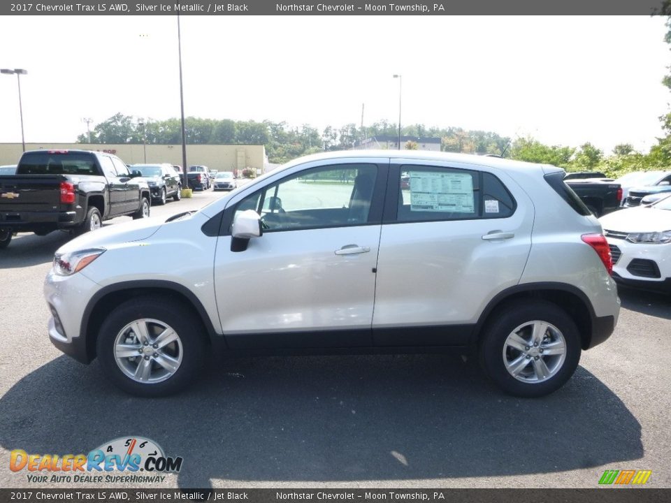 2017 Chevrolet Trax LS AWD Silver Ice Metallic / Jet Black Photo #2