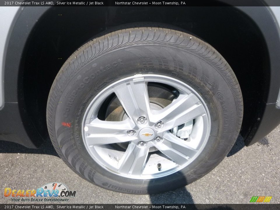 2017 Chevrolet Trax LS AWD Silver Ice Metallic / Jet Black Photo #9