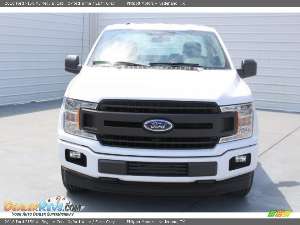 2018 Ford F150 XL Regular Cab Oxford White / Earth Gray Photo #2
