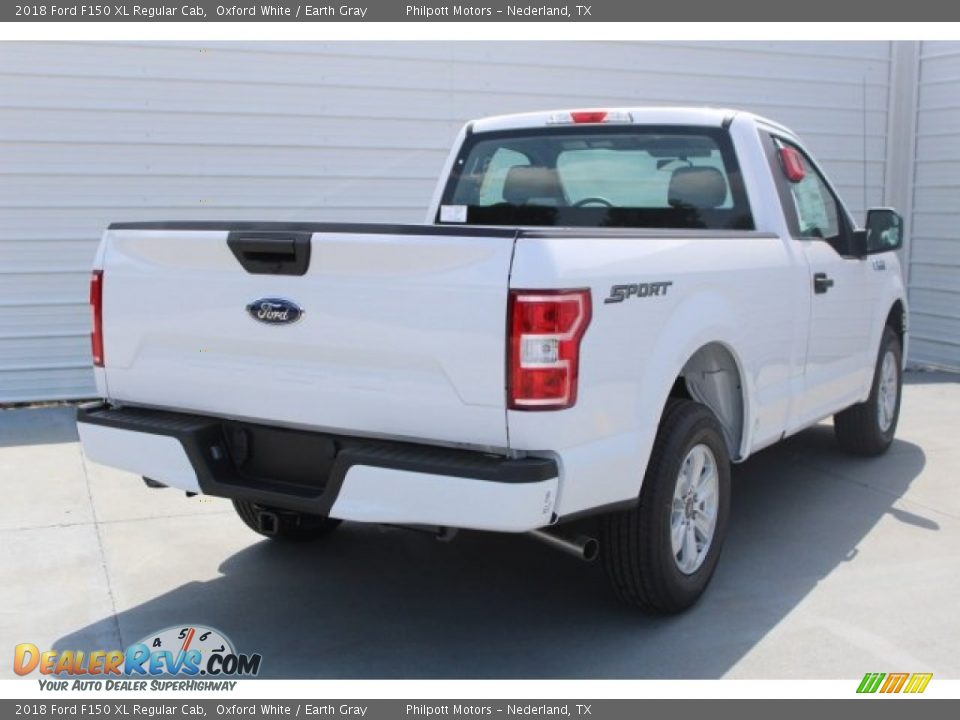 2018 Ford F150 XL Regular Cab Oxford White / Earth Gray Photo #8