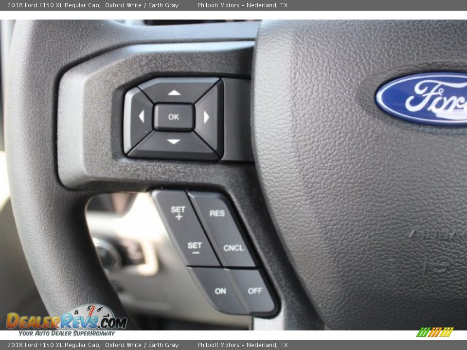 2018 Ford F150 XL Regular Cab Oxford White / Earth Gray Photo #18