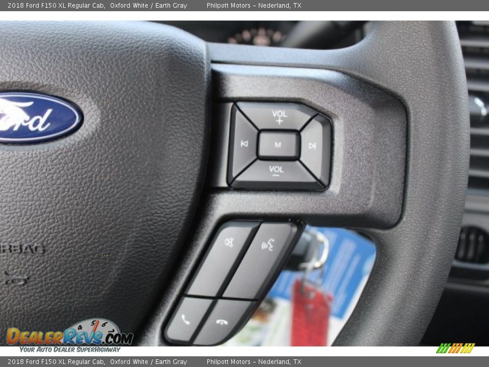 2018 Ford F150 XL Regular Cab Oxford White / Earth Gray Photo #19