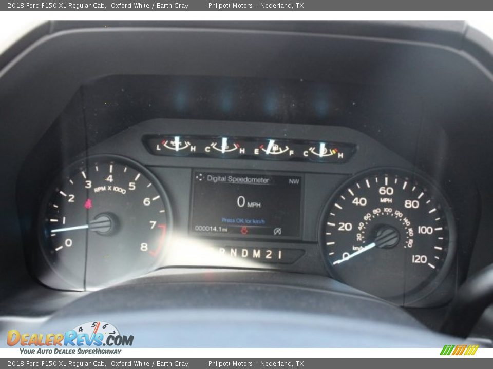 2018 Ford F150 XL Regular Cab Oxford White / Earth Gray Photo #20