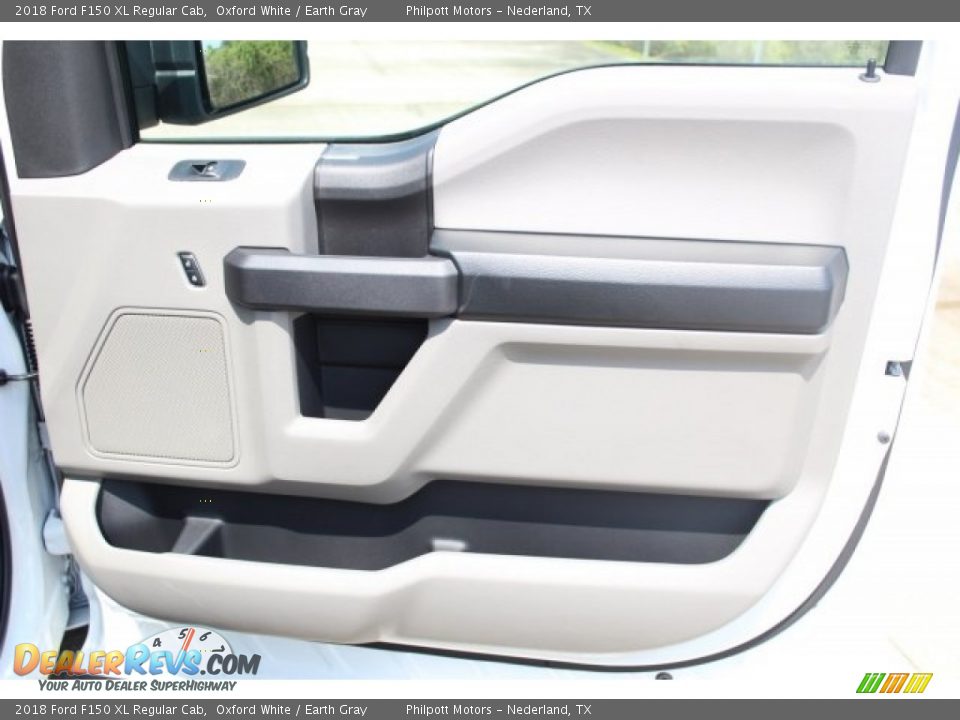 2018 Ford F150 XL Regular Cab Oxford White / Earth Gray Photo #22