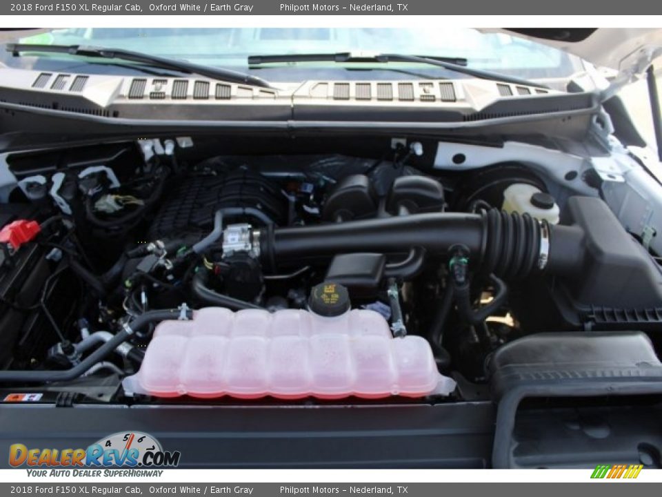 2018 Ford F150 XL Regular Cab Oxford White / Earth Gray Photo #25