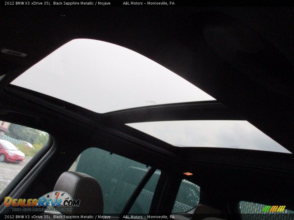 2012 BMW X3 xDrive 35i Black Sapphire Metallic / Mojave Photo #10