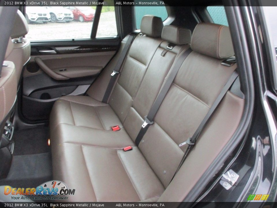 2012 BMW X3 xDrive 35i Black Sapphire Metallic / Mojave Photo #12