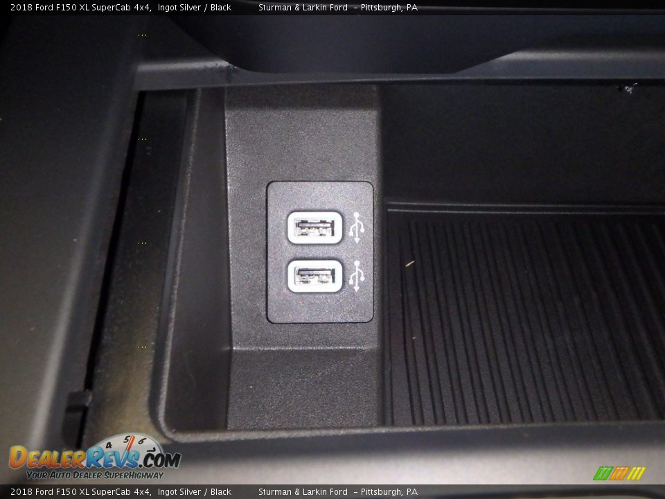 2018 Ford F150 XL SuperCab 4x4 Ingot Silver / Black Photo #13
