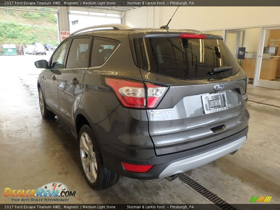 2017 Ford Escape Titanium 4WD Magnetic / Medium Light Stone Photo #3