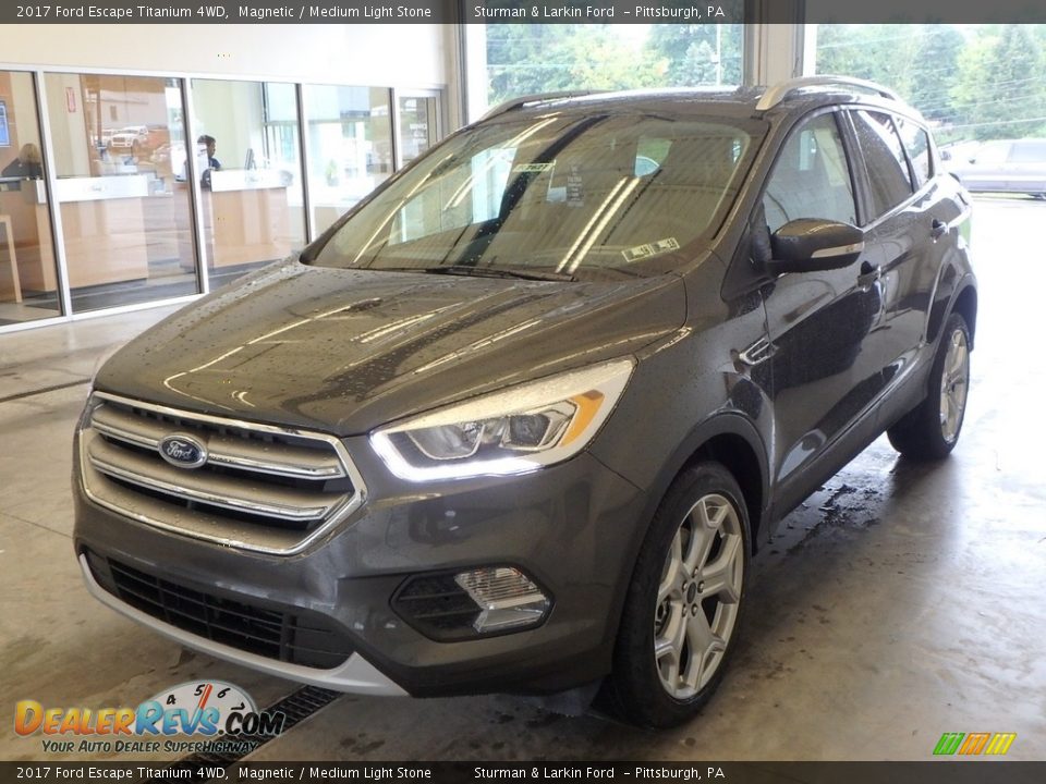 2017 Ford Escape Titanium 4WD Magnetic / Medium Light Stone Photo #4