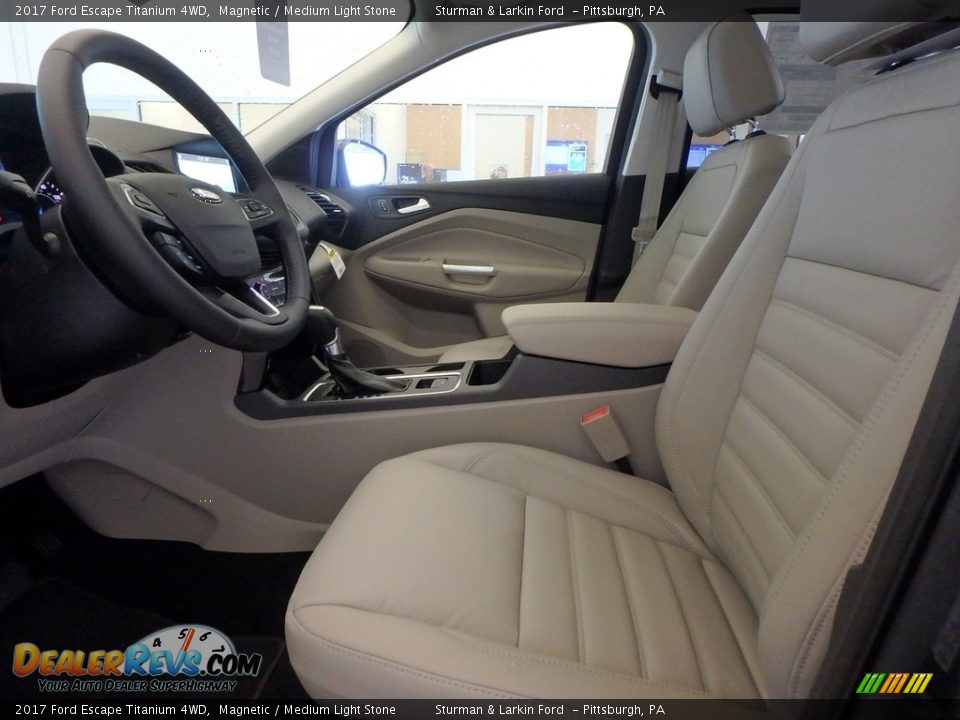 2017 Ford Escape Titanium 4WD Magnetic / Medium Light Stone Photo #6