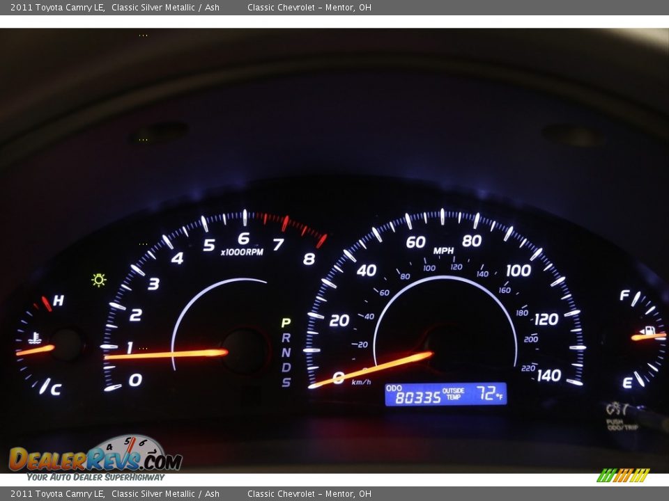 2011 Toyota Camry LE Classic Silver Metallic / Ash Photo #7