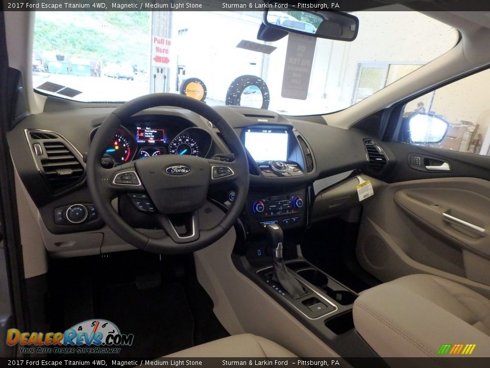 2017 Ford Escape Titanium 4WD Magnetic / Medium Light Stone Photo #8
