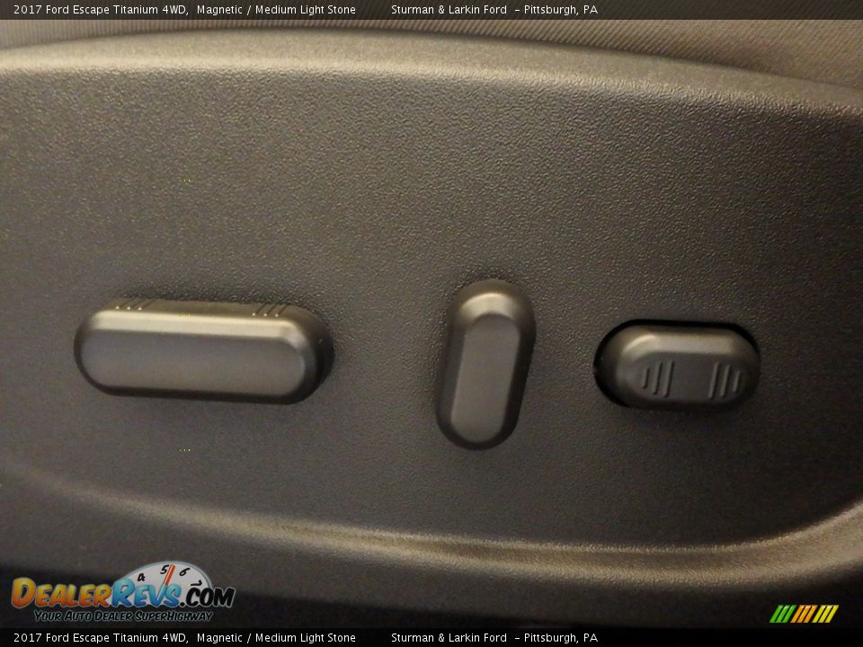 2017 Ford Escape Titanium 4WD Magnetic / Medium Light Stone Photo #11