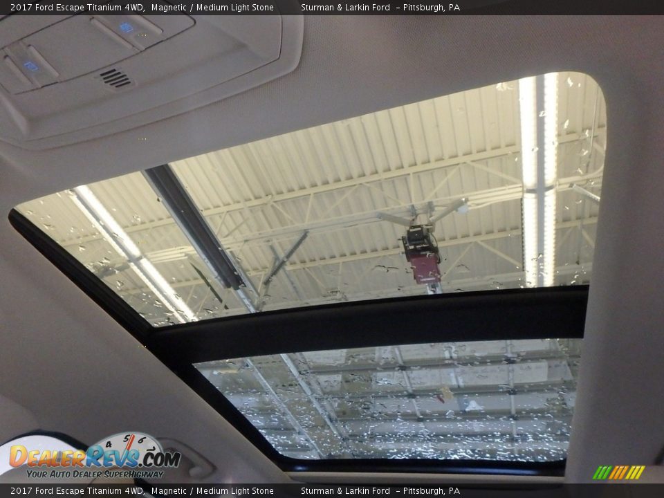 2017 Ford Escape Titanium 4WD Magnetic / Medium Light Stone Photo #12