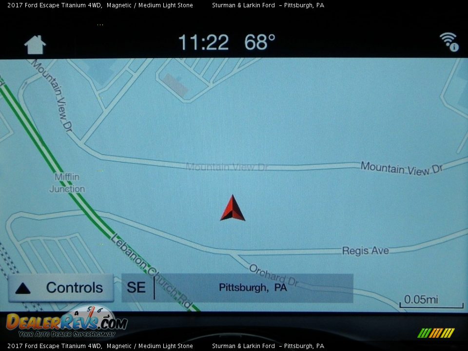 2017 Ford Escape Titanium 4WD Magnetic / Medium Light Stone Photo #13