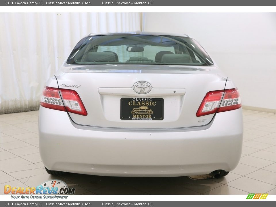 2011 Toyota Camry LE Classic Silver Metallic / Ash Photo #15