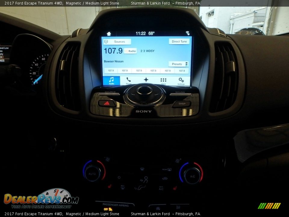 2017 Ford Escape Titanium 4WD Magnetic / Medium Light Stone Photo #14