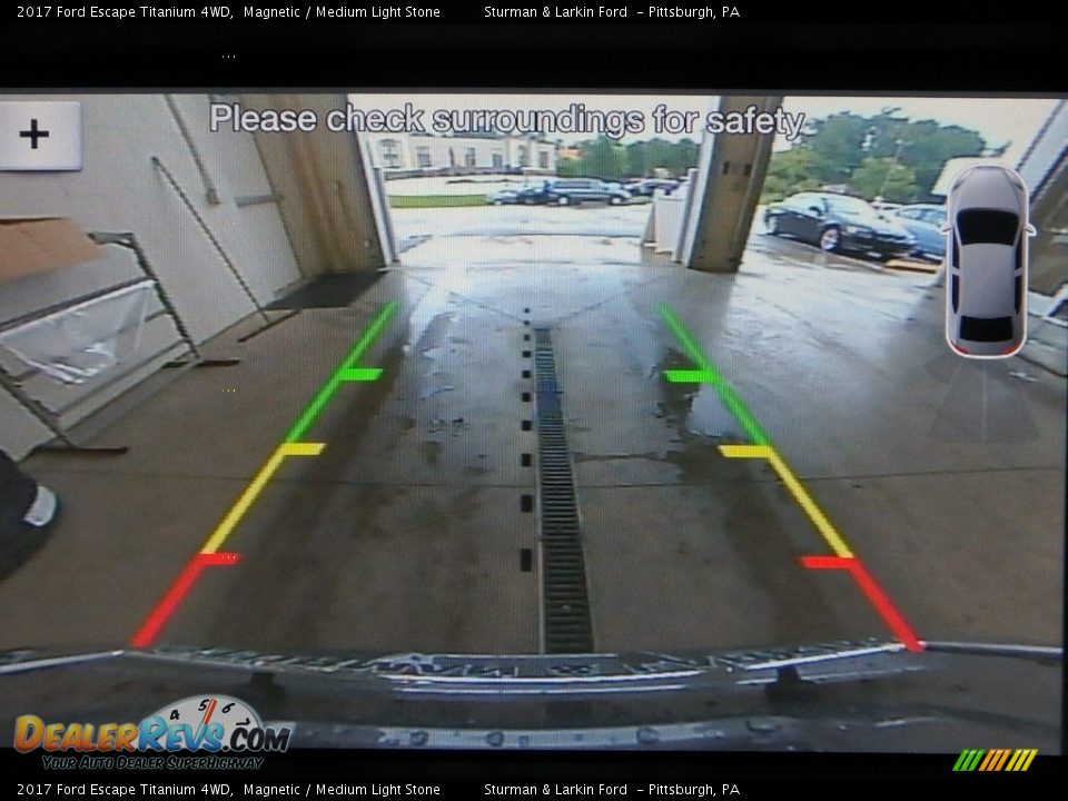 2017 Ford Escape Titanium 4WD Magnetic / Medium Light Stone Photo #15