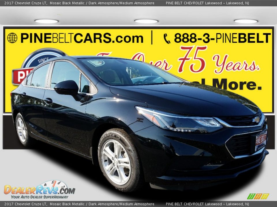2017 Chevrolet Cruze LT Mosaic Black Metallic / Dark Atmosphere/Medium Atmosphere Photo #1