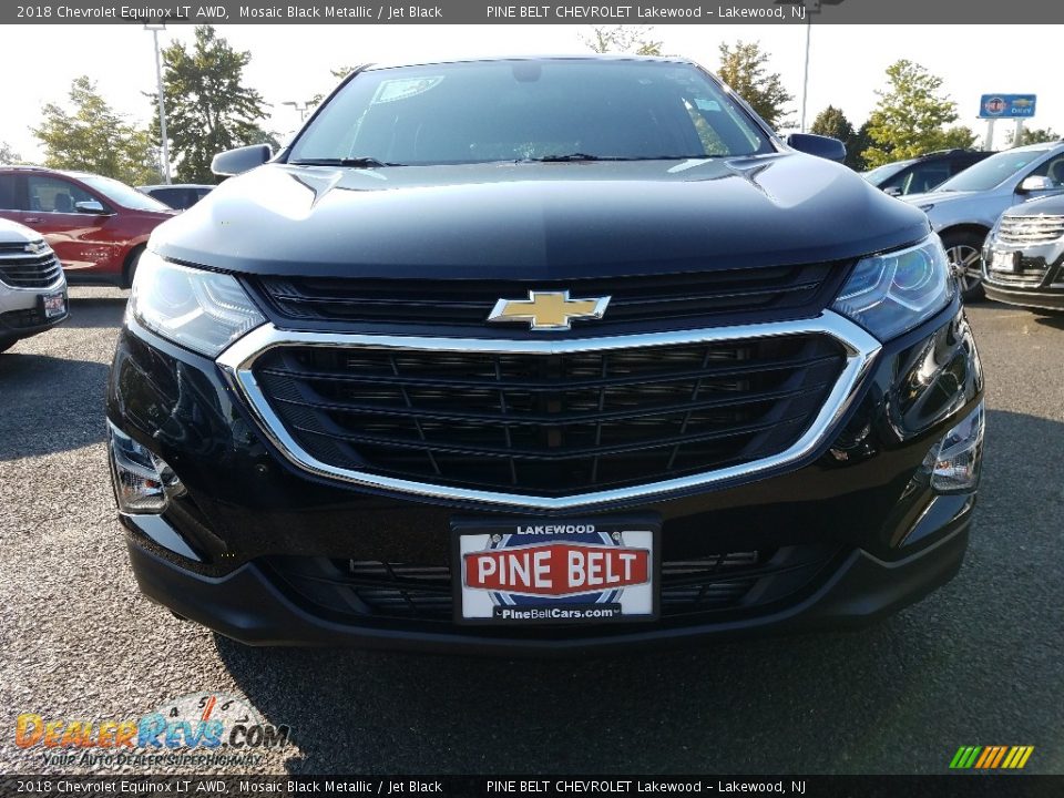 2018 Chevrolet Equinox LT AWD Mosaic Black Metallic / Jet Black Photo #2