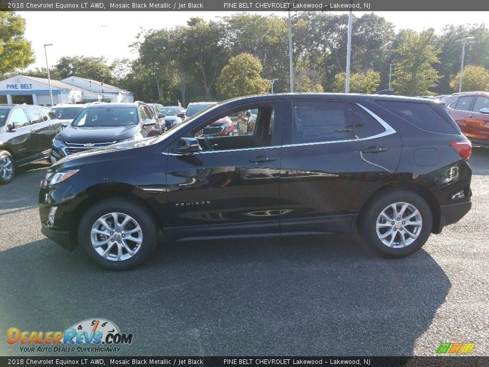 2018 Chevrolet Equinox LT AWD Mosaic Black Metallic / Jet Black Photo #3