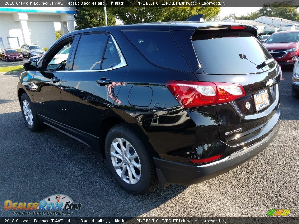 2018 Chevrolet Equinox LT AWD Mosaic Black Metallic / Jet Black Photo #4