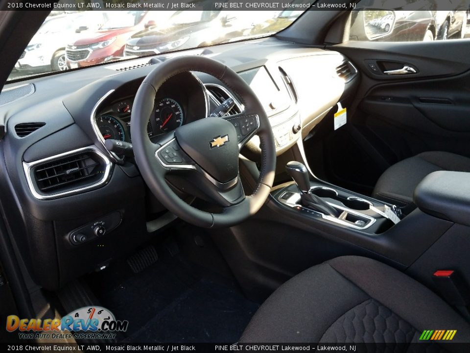 2018 Chevrolet Equinox LT AWD Mosaic Black Metallic / Jet Black Photo #7