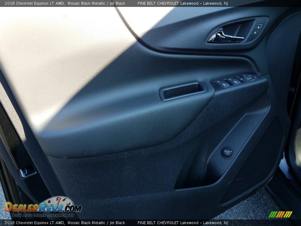 2018 Chevrolet Equinox LT AWD Mosaic Black Metallic / Jet Black Photo #8