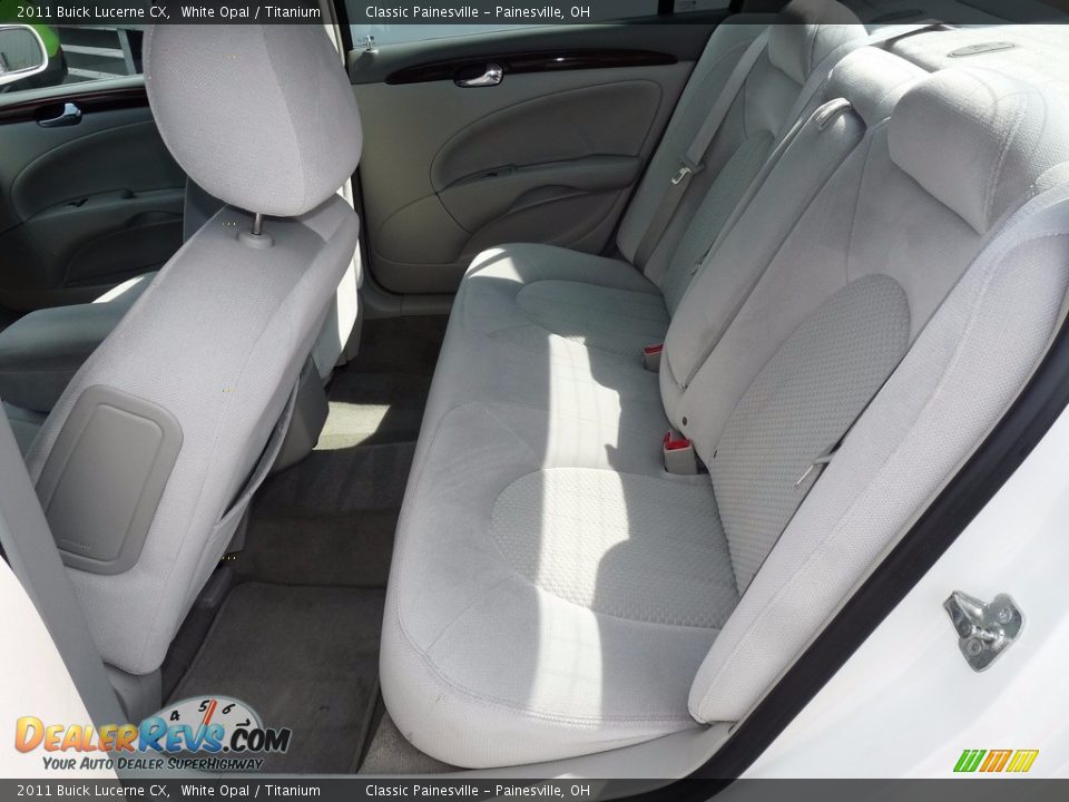 2011 Buick Lucerne CX White Opal / Titanium Photo #8