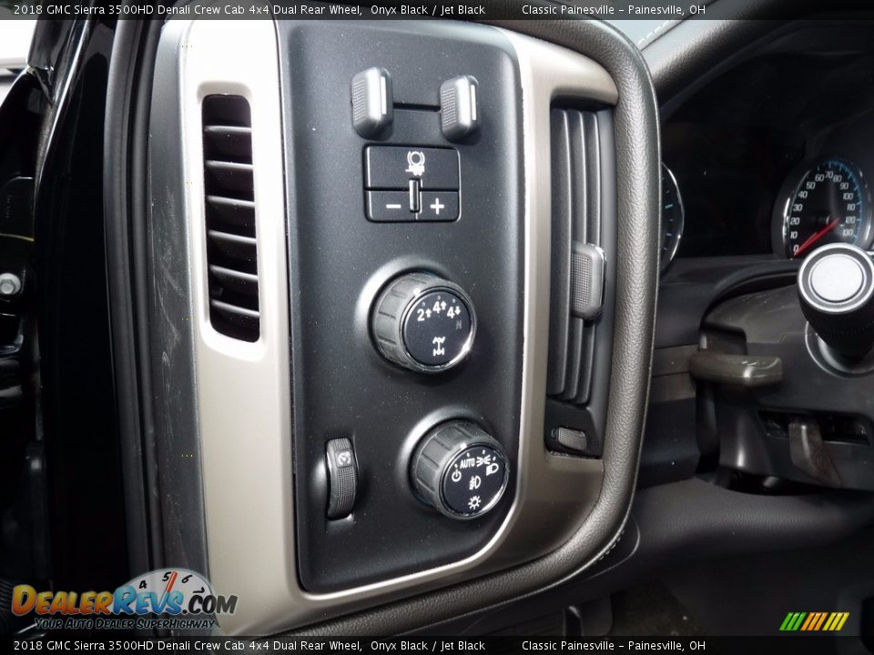 Controls of 2018 GMC Sierra 3500HD Denali Crew Cab 4x4 Dual Rear Wheel Photo #11