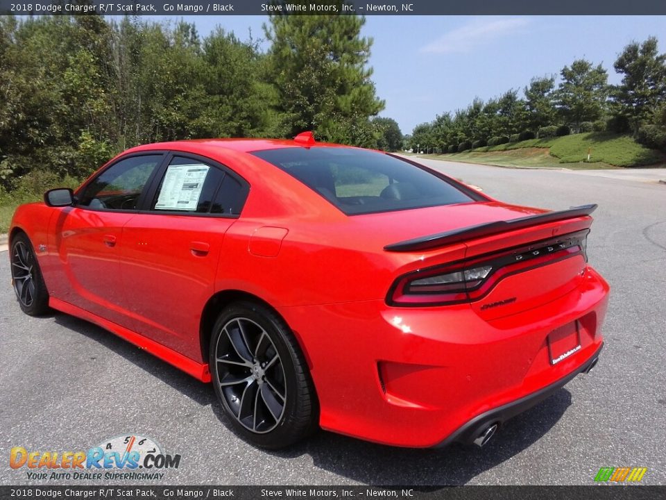 2018 Dodge Charger R/T Scat Pack Go Mango / Black Photo #8