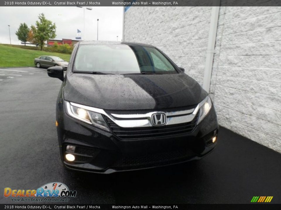 2018 Honda Odyssey EX-L Crystal Black Pearl / Mocha Photo #4