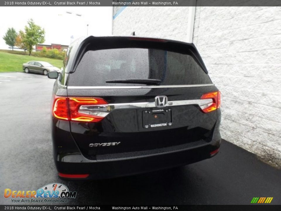 2018 Honda Odyssey EX-L Crystal Black Pearl / Mocha Photo #7