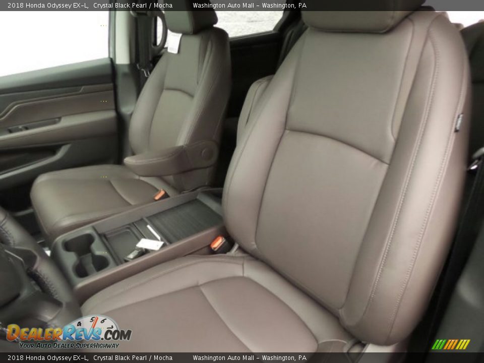 2018 Honda Odyssey EX-L Crystal Black Pearl / Mocha Photo #10