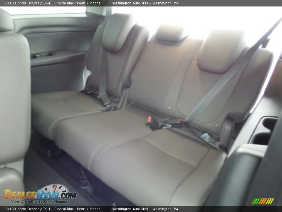 2018 Honda Odyssey EX-L Crystal Black Pearl / Mocha Photo #12